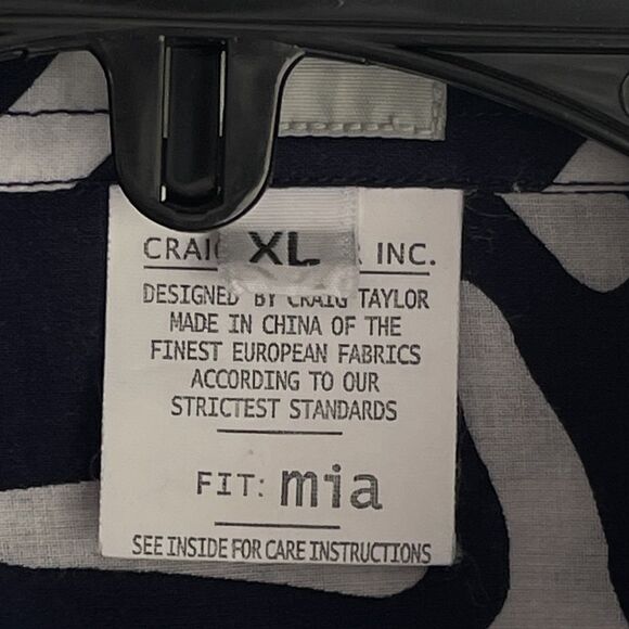 Craig Taylor Women's XL Starfish Button Up Shirt VERY Lightweight Cotton Coastal - Picture 5 of 13